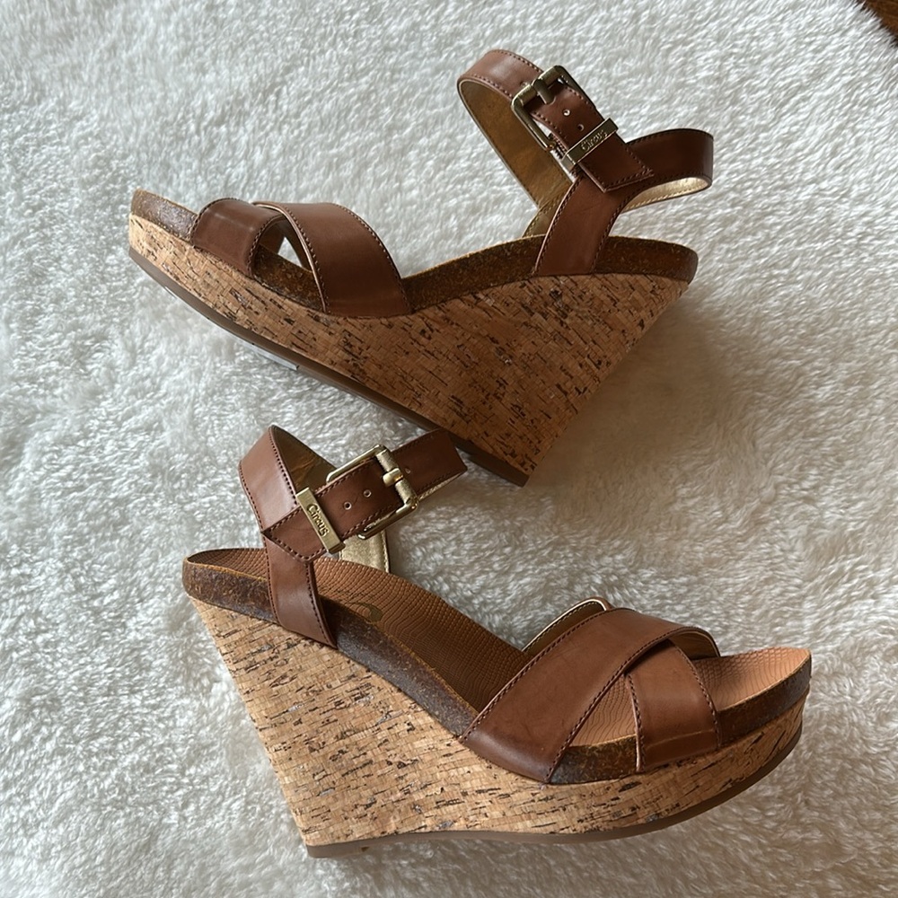 Nwt. Sam Edelman Chic Brown Leather Sandals - Picture 4 of 5